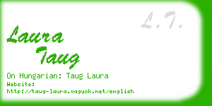 laura taug business card